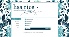 Desktop Screenshot of lisaricevoice.com