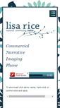Mobile Screenshot of lisaricevoice.com
